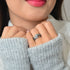 Rinfit Silicone Rings for Women - Round with 2 Stackable Rings